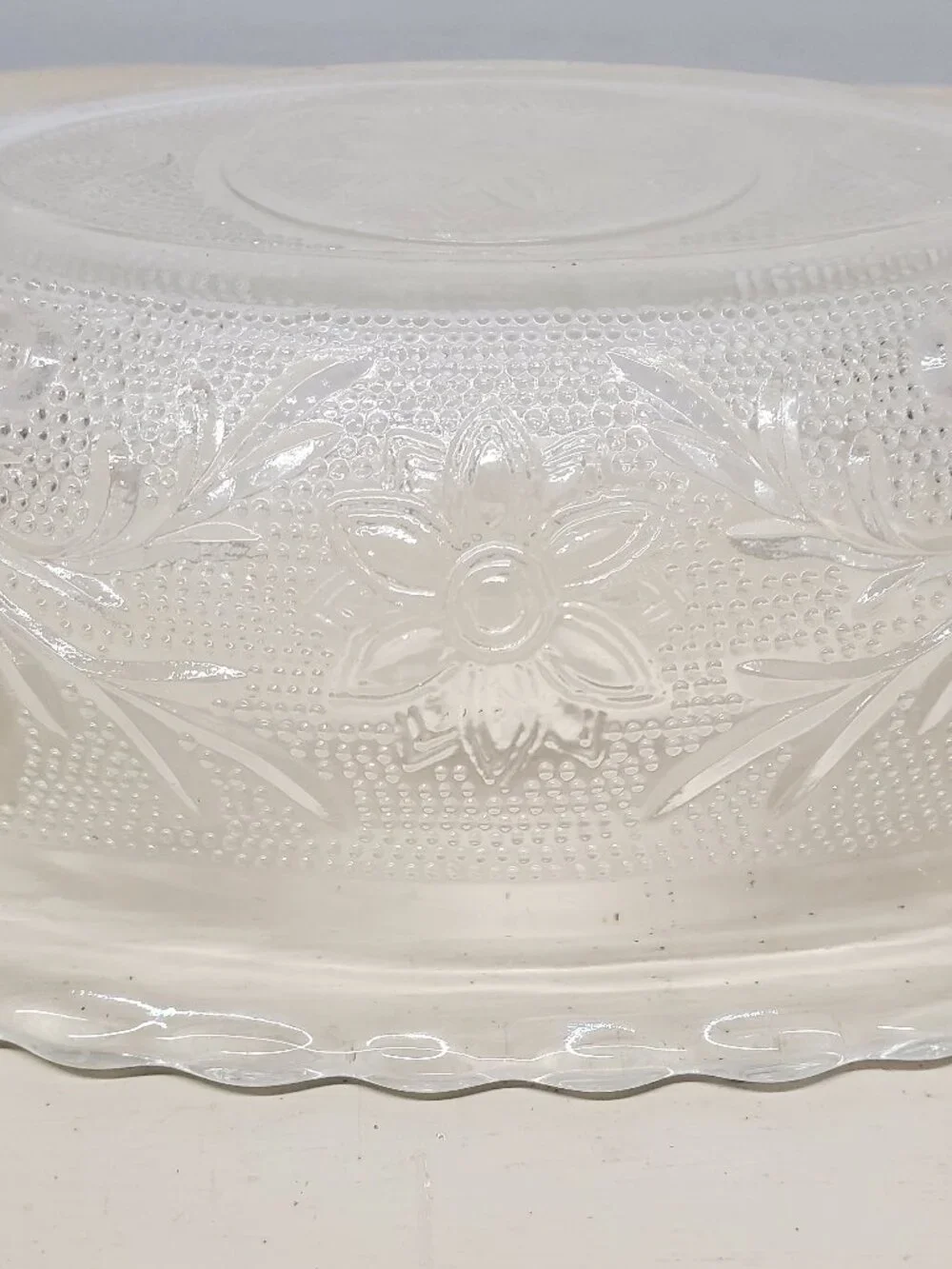 Vintage Oval Bowl Sandwich Clear by Anchor Hocking